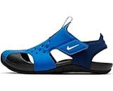 Nike Boys Walking Casual Sport Sandals, Blue, 1 Little Kid