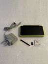 NINTENDO 2DS XL EDITION GREEN/BLACK  + Charger + 4GB MEMORY CARD + FIFA 14