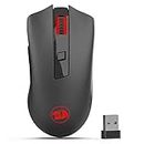 Redragon M652 Optical 2.4G Wireless Mouse with USB Receiver, Protable Gaming & Office Mice, 5 Adjustable DPI Levels, 6 Buttons for Desktop, MacBook, Notebook, PC, Laptop, Computer