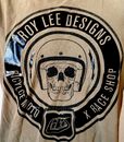 TROY LEE DESIGNS BICYCLE MOTO X RACE SHOP RACING GERMAN HELMET SKULL T-shirt L