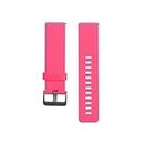 Suitable for Fitbit Blaze Watch Soft Silicone Watch Replacment Strap (Color : Pink, Size : Small)