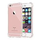 E-COSMOS for Apple iPhone 6G Case Cover Slim Crystal Clear Soft TPU Back Cover (Transparent)