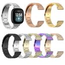 For Fitbit Sense 2 Stainless Steel Watch Band Metal Strap Classic Wristbands
