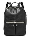 Fossil Bag for Women Tess, Eco Leather/Nylon Webbing, Polyester Webbing, Polyurethane Trim Backpack black 29.2 cm L x 10.2 cm W x 39.4 cm H ZB1325001