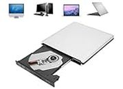 Dpofirs Lettore Blu-Ray per PC, USB3.0 Blu-Ray, unità ottica esterna, masterizzatore a disco, DVD, CD, masterizzatore BD, registratore