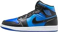Nike Air Jordan 1 Mid Men's Shoes Black/Royal Blue-Black-White DQ8426-042 9.5