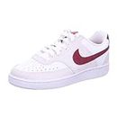 Nike W Court Vision LO-White/Team RED-Adobe-Dragon RED-FQ7628-100-7UK