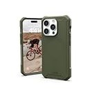 URBAN ARMOR GEAR UAG Case [Updated Ver.] Compatible with iPhone 15 Pro Case 6.1" Essential Armor Olive Drab Built-in Magnet Compatible with MagSafe Charging Rugged Military Grade Protective Cover