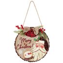 Merry Christmas Ornaments Wreath Pendant Birthday for Boys Girls for Indoor