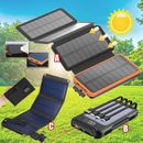 Solar Powerbank cellulare portatile USB caricabatterie con 5 pannelli solari pannelli solari