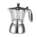 CLUB BOLLYWOOD® Coffee Maker Pot Leakproof Lightweight Espresso Maker Pot for Kitchen Travel 180mL|Small Kitchen Appliances |Coffee & Tea Makers |Percolators & Moka Pots | 1 Coffee Pot