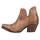 Ariat Womens Hazel Western Boot Naturally Distressed Brown 6.5