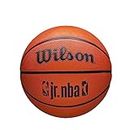 Wilson Pallone da Basket, Jr. NBA DRV Plus, Utilizzo Indoor e Outdoor, Taglia: 5, Marrone