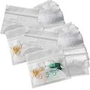 Pill Pouch Bags - (Pack of 400) 3" x 2.75" - BPA Free, Poly Bag Disposable Zipper Pills Baggies, Daily AM PM Travel Medicine Organizer Storage Pouches, Best Clear Reusable with Write-on Labels