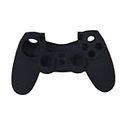 Microware Silicone Protective Skin Case Cover for Sony PlayStation 4 PS4 Controller - Black