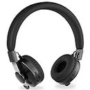 LilGadgets Untangled Pro Wireless Bluetooh Headphones, On-Ear Kids Headphones for School with Built-in Microphone, No More Tangled Wires, Childrens Headphones for School, Black