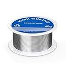 0.8mm Solder Wire for Electrical Soldering, 50g Soldering Wire Lead Free Sn99.3 Cu0.7, Rosin Core Solder Wire for Electronic Solder Electronic Components Repair, DIY Projects