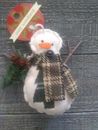 Christmas Ornaments Rustic Themed Holiday Season Cloth Decorations Accessory New