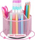 Suministros y accesorios de escritorio POPRUN rosa, lindo soporte para lápiz/lápiz, pluma/lápiz orga