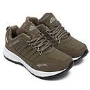ASIAN Men's Cosko Sports Running,Walking,Gym,Training Sneaker Lace-Up Shoes for Men's & Boy's Brown