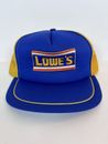 Lowes Home Improvement Adult Hat Trucker Snapback Blue Yellow Employee Cap Pro