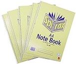 SPIRAX Notebook Side Opening 120 Page A4 Pack of 5, No. 595