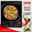EURO-CHEF Electric Induction Cooktop Portable Kitchen Cooker Ceramic Cook Top