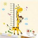 Decals Design 'Kids Giraffe Height Chart' Wall Sticker (PVC Vinyl, 50 cm x 70 cm),Multicolour