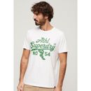 Kurzarmshirt SUPERDRY "SD-TRACK & FIELD ATH GRAPHIC TEE" Gr. XXL, weiß (optic) Herren Shirts T-Shirts