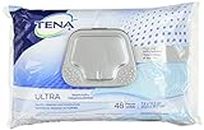 Tena Ultra Skin-Caring Washcloths, 8x12.5 in., Soft-Pack/48 wipes