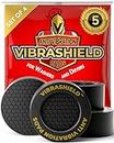 [VibraShield] Anti Vibration Pads with Dual HexaGrip for Washing Machine | Prevents Vibrations, Noise & Walking | Shock Absorbing Non Slip Grip Pad for Washer Dryer Appliances [Universal Fit - 4 Pack]