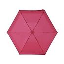 Amvel FLATLITE Travel 7 Tier Folding Umbrella Smaller Than 6 Inch Smartphone Cherry Pink