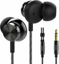 Betron BS10 Headphones Wired Earphones Tangle Free Extra Bass Sound AUX Jack