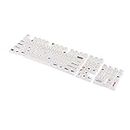 MERIGLARE 108 Key PBT Keycaps OEM Profile DYE-Sub for 61/87/104/108 Mechanical Gaming Keyboard Compatible for Cherry MX for DIY Accessories - Memphis R2