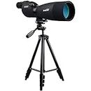 SVBONY SV17 Spotting Scope, Telescope 25-75X70mm BaK4 Prism 380mm Focal Length Waterproof Straight Spotting Scopes with 4 Sections Tripod for Bird Watching Target Shooting Hunting Wildlife Scenery