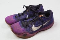 Nike Kobe 10 Elite Low Opening Night Mens 11 Draft Pick Purple Lace-Up Active