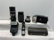Lot of Cameras Accessories,Digital,Lenses,Light Meter,Untested Parts/Repairs