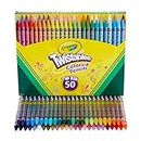 Crayola Twistables Colored Pencil Set (50ct), No Sharpen Colored Pencils For Kids, Kids Drawing Supplies, Coloring Set, Gifts, 4+ [Amazon Exclusive]