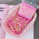 100Pcs Count Double Head Pink Cotton Swabs Beauty & Personal Care Cotton Buds