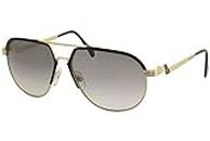 Cazal 9083 001 Sunglasses Men's Gold-Black/Grey Gradient Lenses 62mm, Gold, 62-15-140