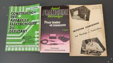 3 Book Lot for Electronics Beginner, Radio Oceanic Surcouf