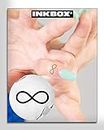 Inkbox, Temporary Tattoos, Semi Permanent Tattoo, One Premium Easy Long Lasting, Waterproof Inkbox Tattoo with For Now Ink. Lasts 1-2 Weeks, Infinity Tattoo, Ad Infinitum, 1x1in