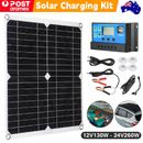 Solar Panel Kit Generator Camping Power For Battery Charger Mono Regulator AUS
