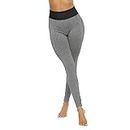 Leggings for Women UK, Ladys Yoga Skinny Sexy Seamless Butt Lifting Breathable Athletic Pants Stretch Workout Running Tights Opaque Comfy Fitness Sports High Waist Trousers Black