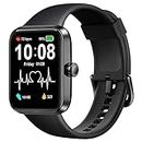 Smart Watch for Men Women, Activity Fitness Tracker Blood Oxygen Heart Rate Sleep Monitor Pedometer,1.69" DIY Full Touch Screen with 14 Sport Modes, 5ATM Waterproof iOS Android Smart Watch
