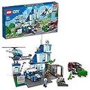 LEGO City Police Station 60316 Building Kit (668 Pcs),Multicolor