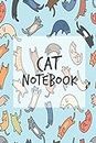 Cat Notebook: Cat Notebook | Cute Cat | Daily Notebook | Meow Cat | Woman Notebook