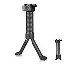 OTraki Pod Grips Extender 20mm Rail Vertical Rifle Foregrip 2in1 Keymod Bipod Freely Shrinkable M4 Rails Airsoft Grips for Outdoor Shooting Air Picatinny Weaver