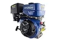 Hyundai 4 Stroke Petrol Engine, 457cc 15hp 25mm Horizontal Straight Shaft, OHV with 2 Year Warranty