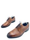 Ecco Melburne Zapatos De Cuero Marrón Con Cordones Hombres US.46 US.12 UK.11,5